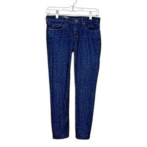 AG Adriano Goldschmied Pants Women 26 Blue Denim The Stevie Slim Straight Ankle